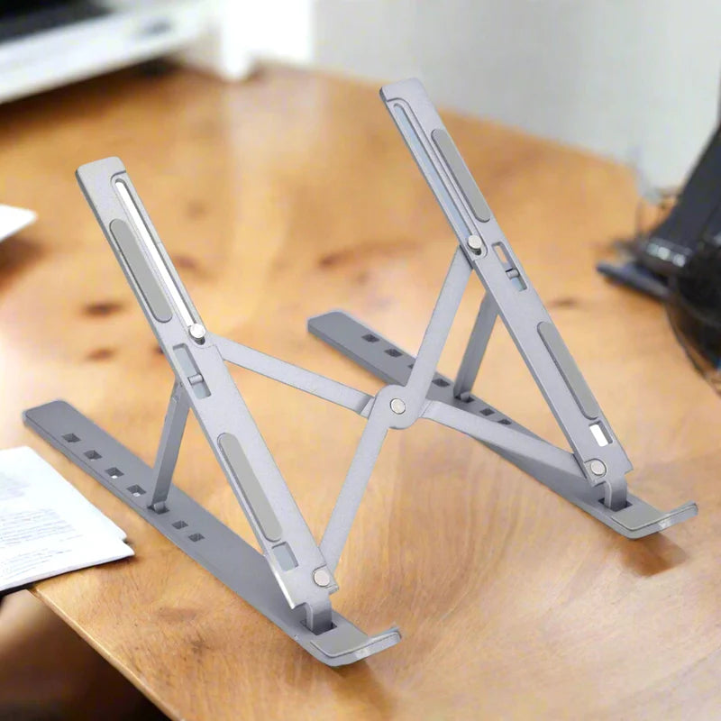 Metal Portable Laptop Stand, with 7 Adjustable Angles
