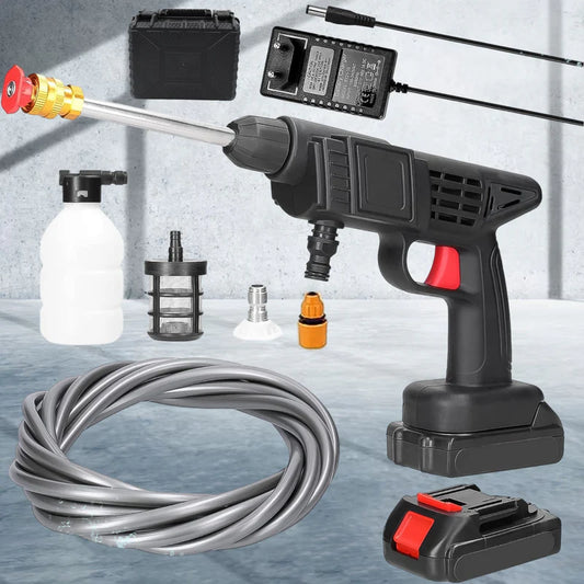 48V Car Washer Gun, Water Spray Gun, Car washing Kit (48V / With Small Box / Single Battery Operated))
