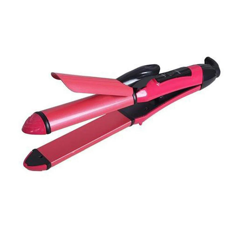 2 in 1 Hair Straightener and Curler Machine For Women | Curl & Straight Hair Iron, Hair accessories