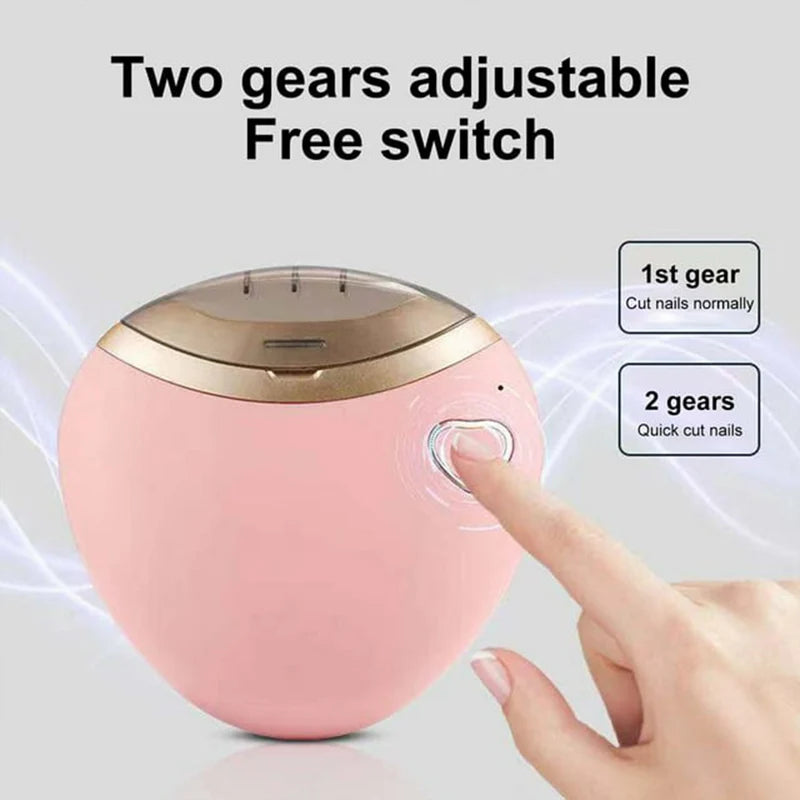 Electric Nail Clipper & File | Safe Automatic Nail Trimmer for Baby & Adult | Nail Drill & Grinder Tool