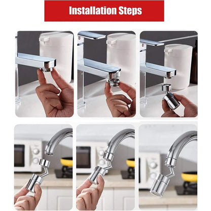 Splash Filter Faucet Sprayer for Kitchen & Bathroom