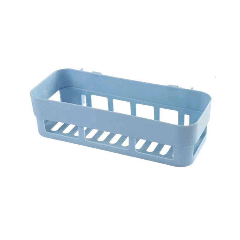 ABS Plastic Shower Corner Caddy Basket Shelf Rack with Wall Mounted Suction Cup for Bathroom Kitchen