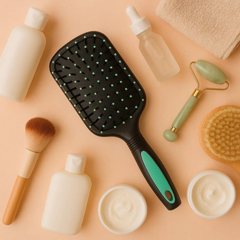 2-in-1 Hair Comb Brush with Mirror