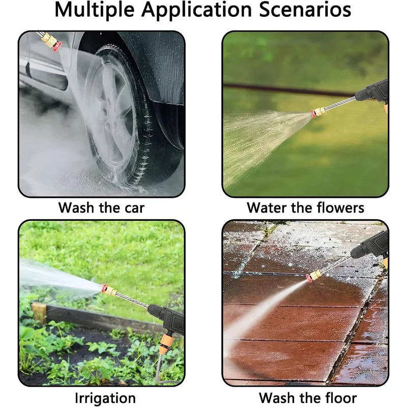 48V Car Washer Gun, Water Spray Gun, Car washing Kit (48V / With Small Box / Single Battery Operated))