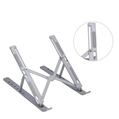 Metal Portable Laptop Stand, with 7 Adjustable Angles