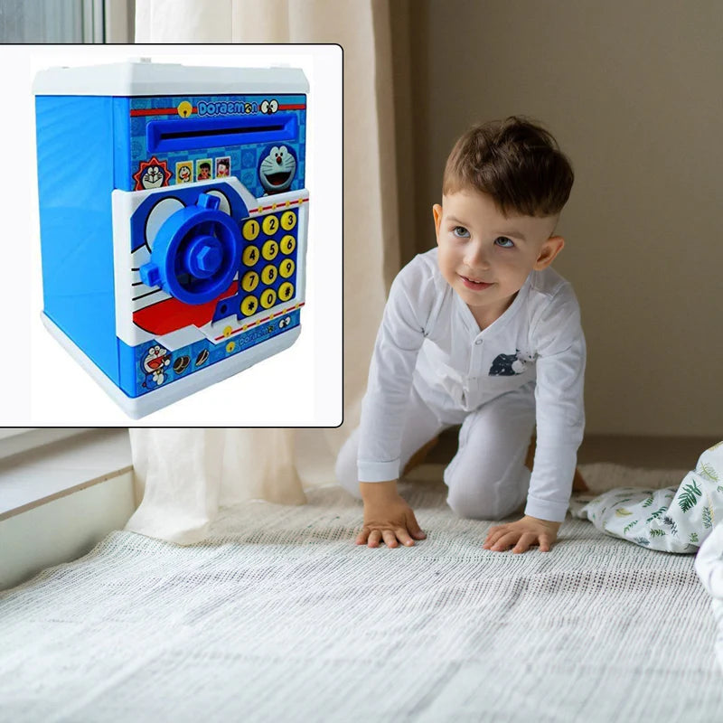 Electronic Piggy Bank ATM with Password for Kids Savings