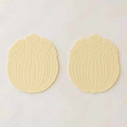 Silicone Leaf Design Coaster Set (2 Pc)