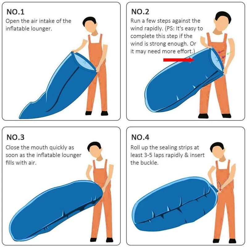 Portable Camping Inflatable Lounger Sofa