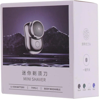 Mini Electric Shaver Portable Pocket Fashion Rechargeable Wireless Beard Hair Razor For Men And Women Home Travel Gift