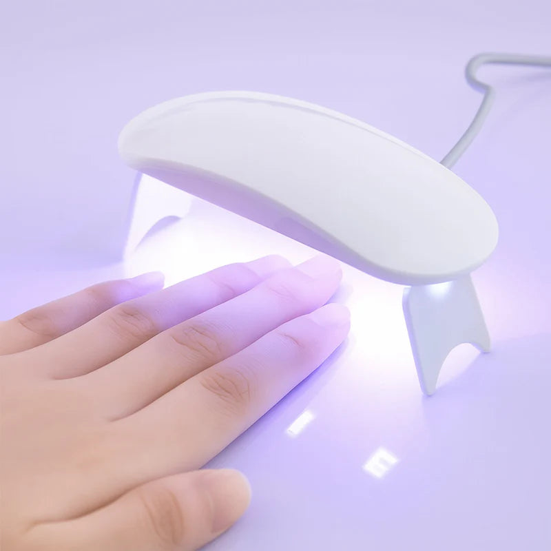 Mini Portable UV LED Nail Lamp for Gel Nail Polish Curing