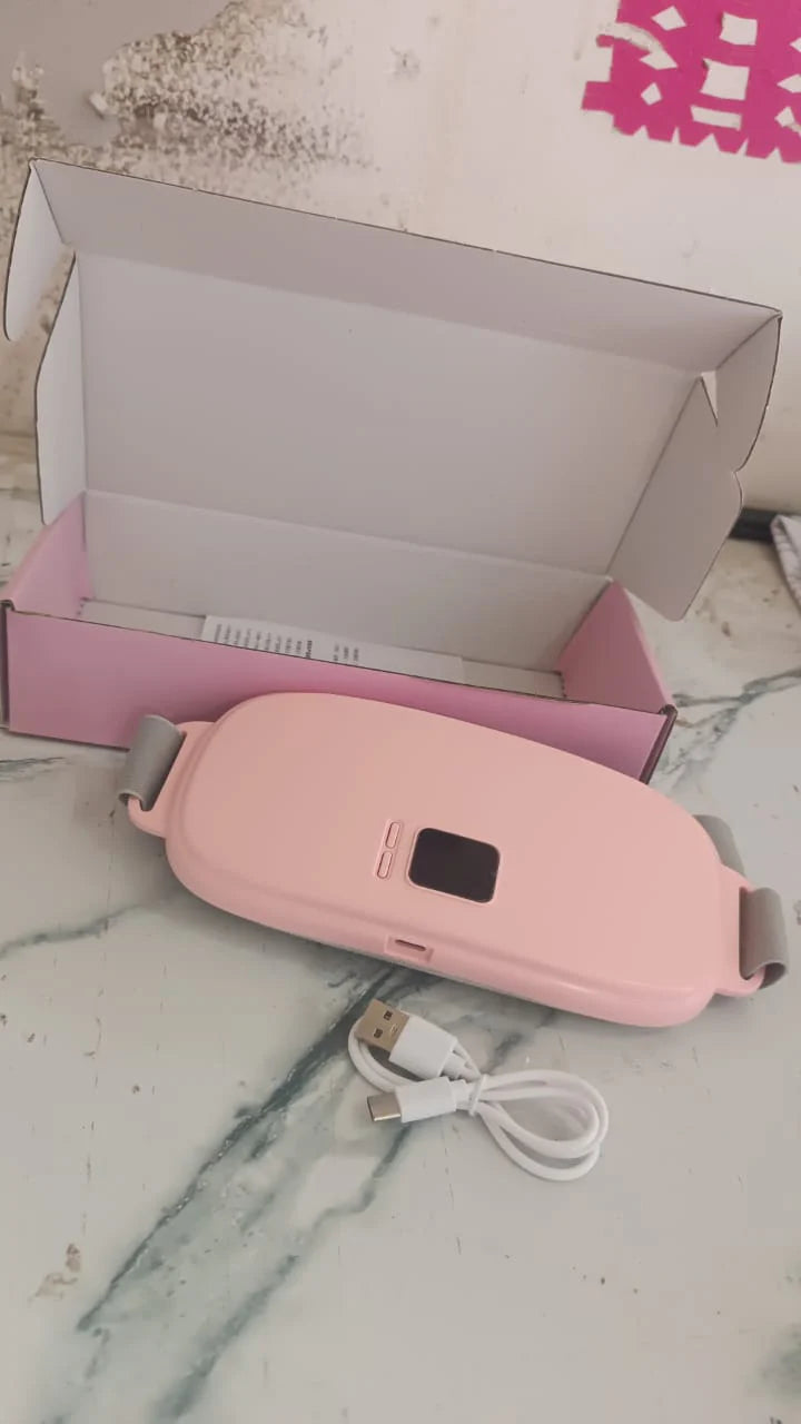 Rechargeable Smart Warm Palace Belt, Period Massager (1 Pc)