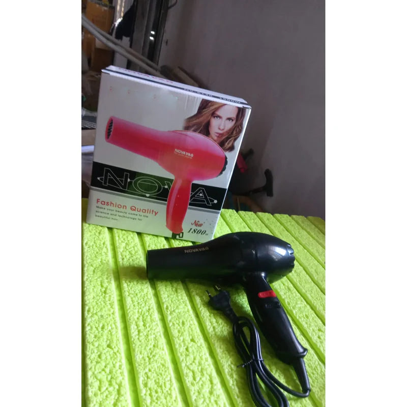Professional Multi Purpose Hair Dryer Salon, Hair Dryer 2 Speed Settings For Women And Men (1800 Watts)